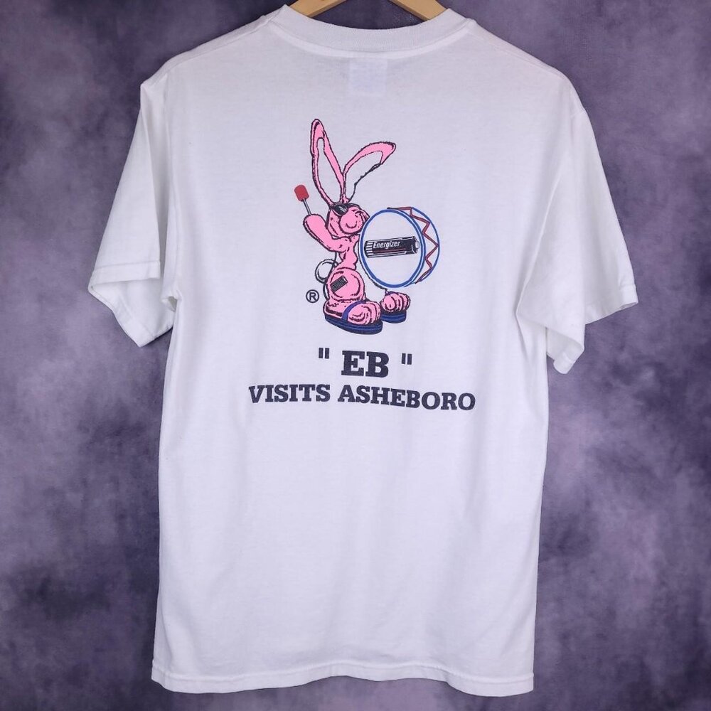 Vintage 90s Energizer Bunny Asheboro, North Carolina shirt